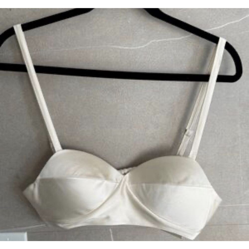 Favorite Daughter Satin Cream Bra Editorialist Real Real Favorite Women’s M